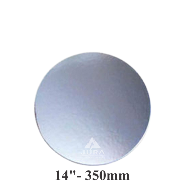 14" Round Silver Cake Boards - Standard