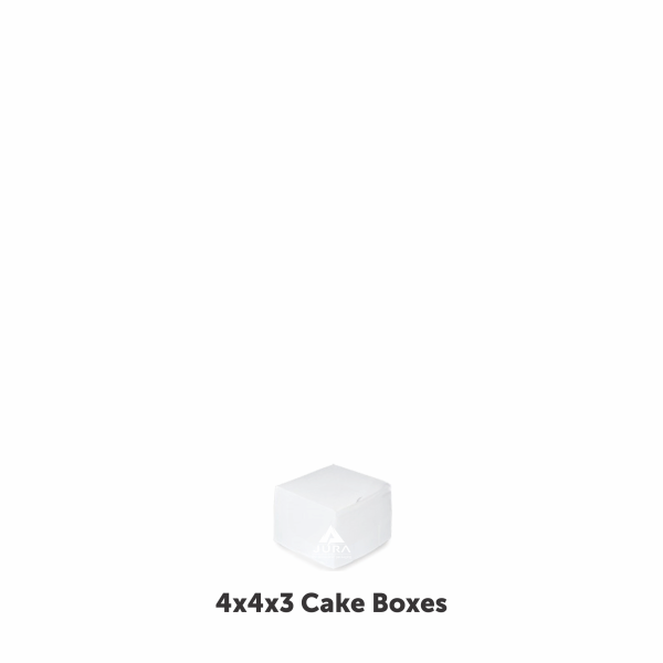 4x4x3 inch Cake Boxes