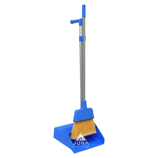 Blue Upright Loby Dustpan Set