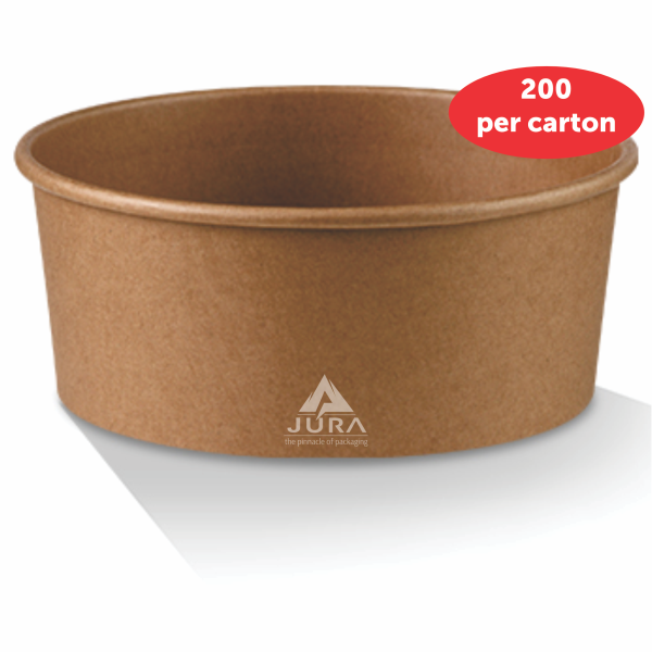 1300ml Kraft Salad Bowls