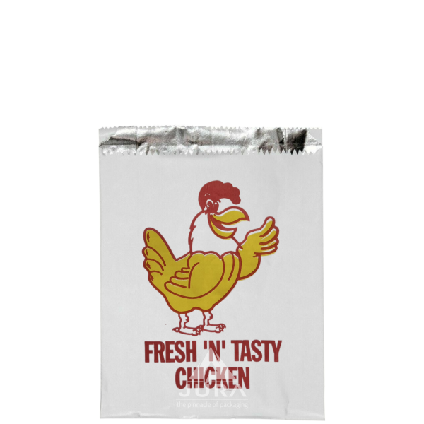 Small Printed Foil Lined Chicken Bags