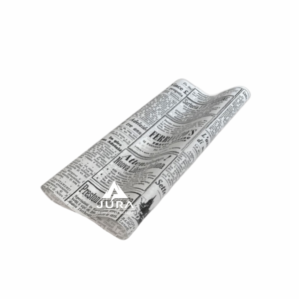 News 190mm x 300mm Gingham Greaseproof Paper