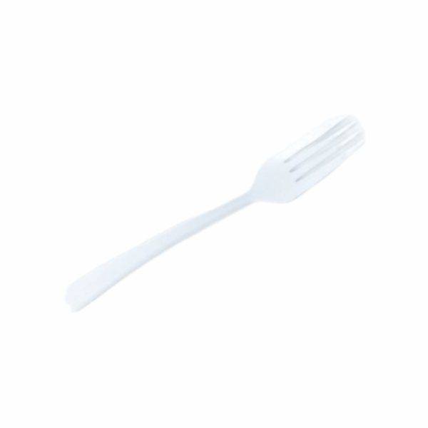 White Flared Forks - Reusable