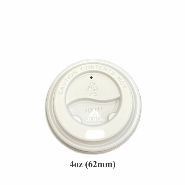 4oz White Travel Lids